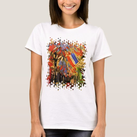 ヴィンセント・ファン・ゴッホ - 7月14日の祝祭 Tシャツ (正面)