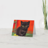 ヴィンセント・ファン・ホッホ風 黒猫 招待状 (裏面)