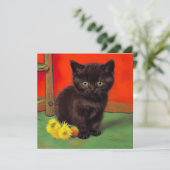 ヴィンセント・ファン・ホーク風 黒猫 招待状 (スタンド正面)