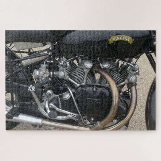 ヴィンセント・ブラック・シャドー。 ジグソーパズル (横)