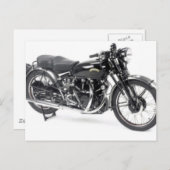 ヴィンセント・ブラック・シャドー ポストカード (正面/裏面)