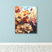 ヴィンセント・ヴァンゴッホフローラ絵画・ガーデンの壁画 キャンバスプリント (インサイチュ (ウッドフロア))