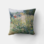ヴィンセント・ヴァン恋しく思ゴッホ – ガーデンのガシェ クッション (裏面)