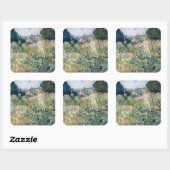 ヴィンセント・ヴァン恋しく思ゴッホ – ガーデンのガシェ スクエアシール (シート)