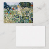 ヴィンセント・ヴァン恋しく思ゴッホ – ガーデンのガシェ ノートカード (正面/裏面)