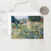 ヴィンセント・ヴァン恋しく思ゴッホ – ガーデンのガシェ ノートカード (正面/裏面インサイチュ)