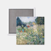 ヴィンセント・ヴァン恋しく思ゴッホ – ガーデンのガシェ マグネット (正面/裏面)