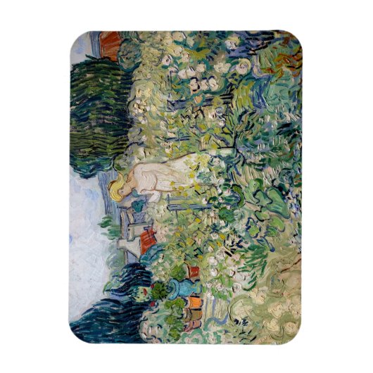 ヴィンセント・ヴァン恋しく思ゴッホ – ガーデンのガシェ マグネット (縦)