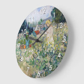 ヴィンセント・ヴァン恋しく思ゴッホ – ガーデンのガシェ ラージ壁時計 (傾斜)