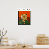 ヴィンセント・ヴァン・カユーモアのあるット猫のポスター ポスター (キッチン)