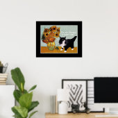 ヴィンセント・ヴァン・ゴッホいけなの猫 ポスター (ホームオフィス)