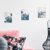 ヴィンセント・ヴァン・ゴッホによるアイリス付きスチルライフ花瓶 (リビング)