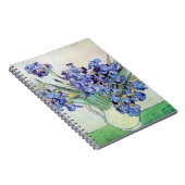 ヴィンセント・ヴァン・ゴッホによるアイリス付きスチルライフ花瓶 ノートブック (右側)