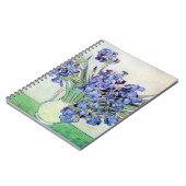 ヴィンセント・ヴァン・ゴッホによるアイリス付きスチルライフ花瓶 ノートブック (左側)