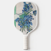 ヴィンセント・ヴァン・ゴッホによるアイリス付きスチルライフ花瓶 ピックルボールラケット (正面)