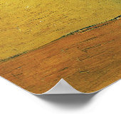 ヴィンセント・ヴァン・ゴッホによるアイリス付きスチルライフ花瓶 ポスター (角)