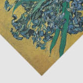ヴィンセント・ヴァン・ゴッホによるアイリス付きスチルライフ花瓶 薄葉紙 (詳細)