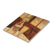 ヴィンセント・ヴァン・ゴッホによるアシンテとの静物詩 タイル (側面)