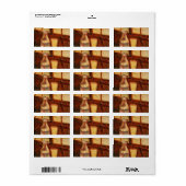 ヴィンセント・ヴァン・ゴッホによるアシンテとの静物詩 ラベル (フルシート)