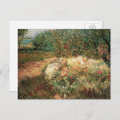ヴィンセント・ヴァン・ゴッホによるアスニエールのヴォワイヤール・ダルジャンソン公園 ポストカード (正面/裏面)