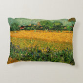 ヴィンセント・ヴァン・ゴッホによるアーレスの眺め アクセントクッション (裏面)
