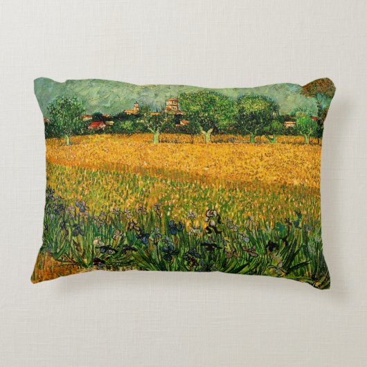 ヴィンセント・ヴァン・ゴッホによるアーレスの眺め アクセントクッション (裏面)