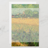 ヴィンセント・ヴァン・ゴッホによるアーレスの眺め 便箋 (正面/裏面)