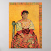 ヴィンセント・ヴァン・ゴッホによるイタリア人女性の肖像 ポスター (正面)