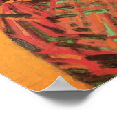 ヴィンセント・ヴァン・ゴッホによるイタリア人女性の肖像 ポスター (角)