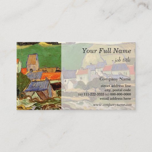 ヴィンセント・ヴァン・ゴッホによるオーバースの見解。 名刺 (正面)