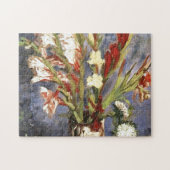 ヴィンセント・ヴァン・ゴッホによるグラジオリの花瓶， 1886. ジグソーパズル (横)