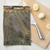 ヴィンセント・ヴァン・ゴッホによるサントス・マリーの眺め キッチンタオル (四つ折り)