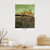 ヴィンセント・ヴァン・ゴッホによるサントス=マリーの眺め ポスター (キッチン)