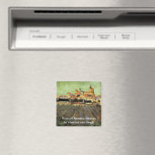 ヴィンセント・ヴァン・ゴッホによるサントス・マリーの眺め マグネット (インサイチュ (食洗機))