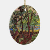 ヴィンセント・ヴァン・ゴッホによるセントポール病院と庭園 セラミックオーナメント (右)