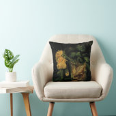 ヴィンセント・ヴァン・ゴッホによるバラ付きガラス クッション (椅子)