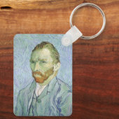 ヴィンセント・ヴァン・ゴッホによるブルーの自画像 キーホルダー (裏面)