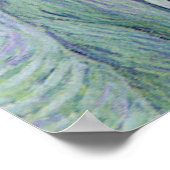 ヴィンセント・ヴァン・ゴッホによるブルーの自画像 ポスター (角)