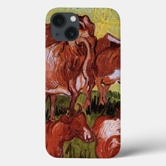 ヴィンセント・ヴァン・ゴッホによるヨルダーンスの牛 Case-Mate iPhoneケース (裏面)