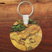 ヴィンセント・ヴァン・ゴッホによる二つのウサギのフィールド キーホルダー (正面)