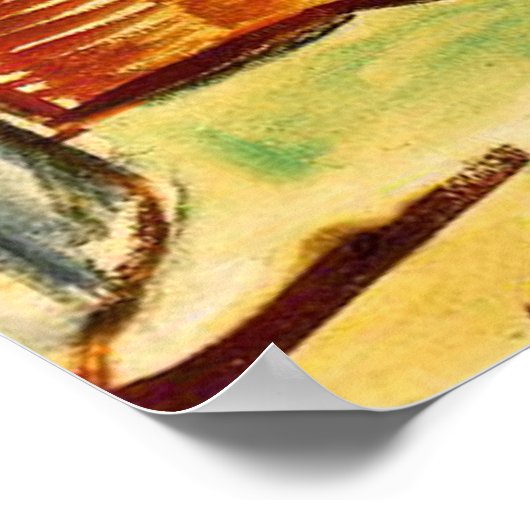 ヴィンセント・ヴァン・ゴッホによる亡命館廊下 ポスター (角)