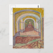 ヴィンセント・ヴァン・ゴッホによる亡命館廊下 ポストカード (正面/裏面)