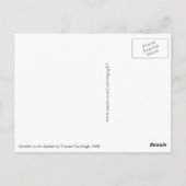 ヴィンセント・ヴァン・ゴッホによる亡命館廊下 ポストカード (裏面)