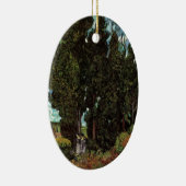 ヴィンセント・ヴァン・ゴッホによる女性姿のヒノキ セラミックオーナメント (右)