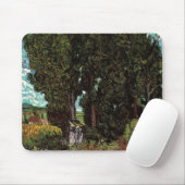 ヴィンセント・ヴァン・ゴッホによる女性姿のヒノキ マウスパッド (マウス)