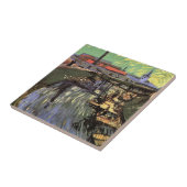 ヴィンセント・ヴァン・ゴッホによる女性洗浄運河 タイル (側面)