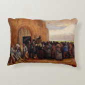 ヴィンセント・ヴァン・ゴッホによる建物スクラップの販売 アクセントクッション (裏面)