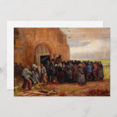 ヴィンセント・ヴァン・ゴッホによる建物スクラップの販売 招待状 (正面/裏面)