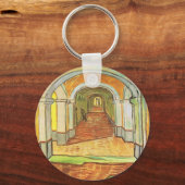 ヴィンセント・ヴァン・ゴッホによる聖パウロ亡命回廊 キーホルダー (正面)