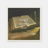 ヴィンセント・ヴァン・ゴッホによる聖書との静物生活 スタンダードカクテルナプキン (正面)